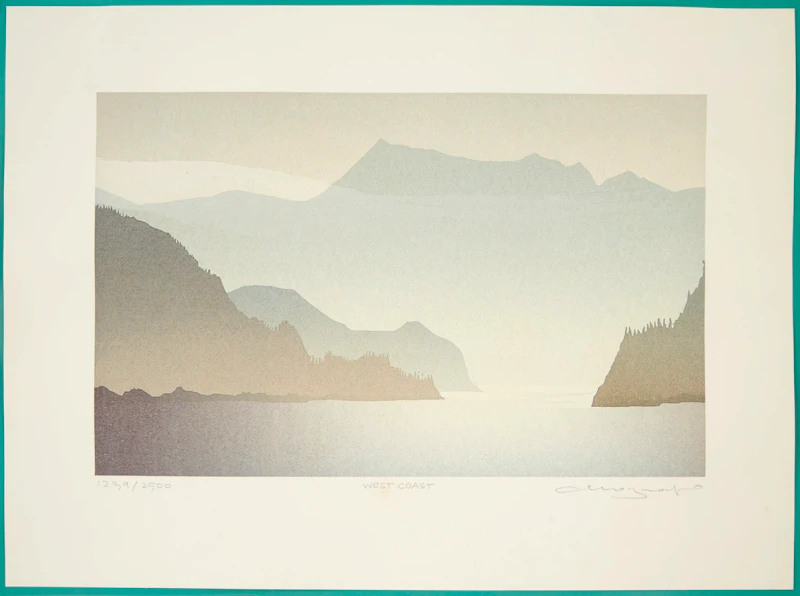 Peter and Traudl Markgraf, Eastern Townships; West Coast, pair of photolithographs - view 4