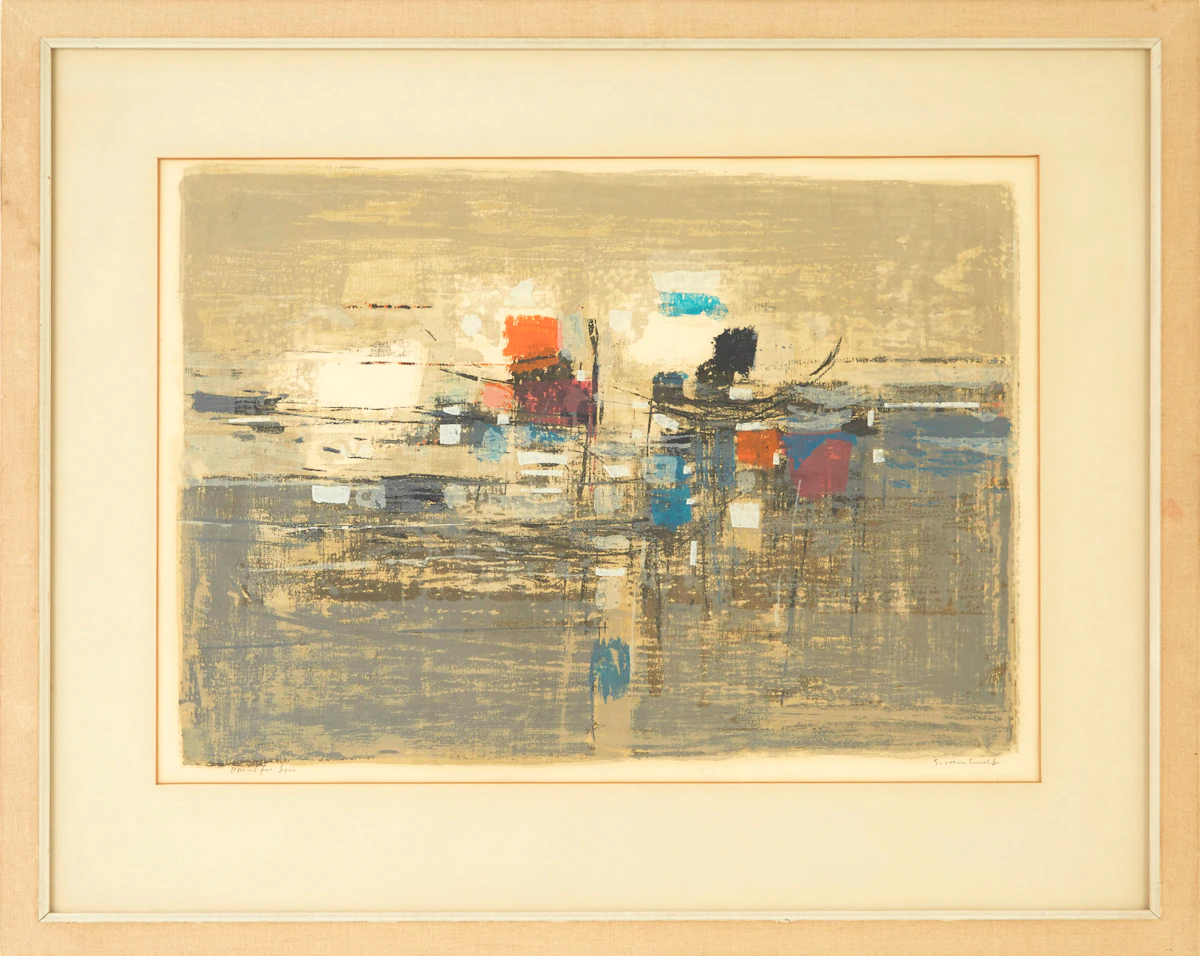 Gordon Appelbe Smith, Untitled, colour silkscreen