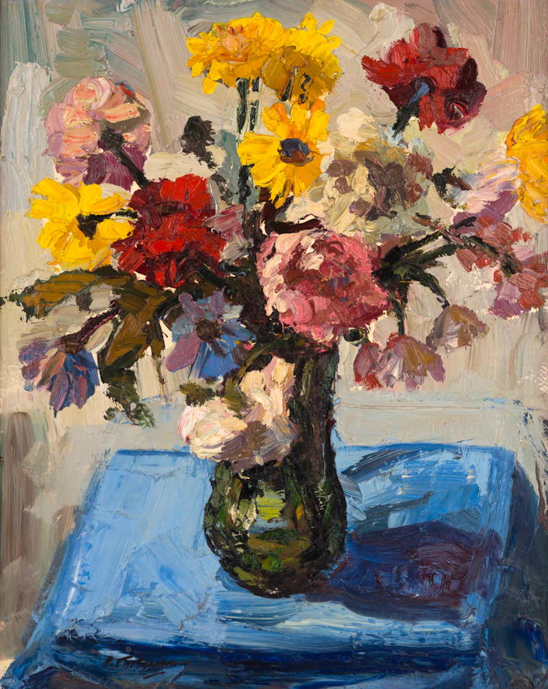 Armand Tatossian, Nature Morte, oil on board - view 2