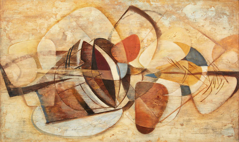 Donald Mackay Houstoun, Still Life (Beach Stones), oil on board - view 2
