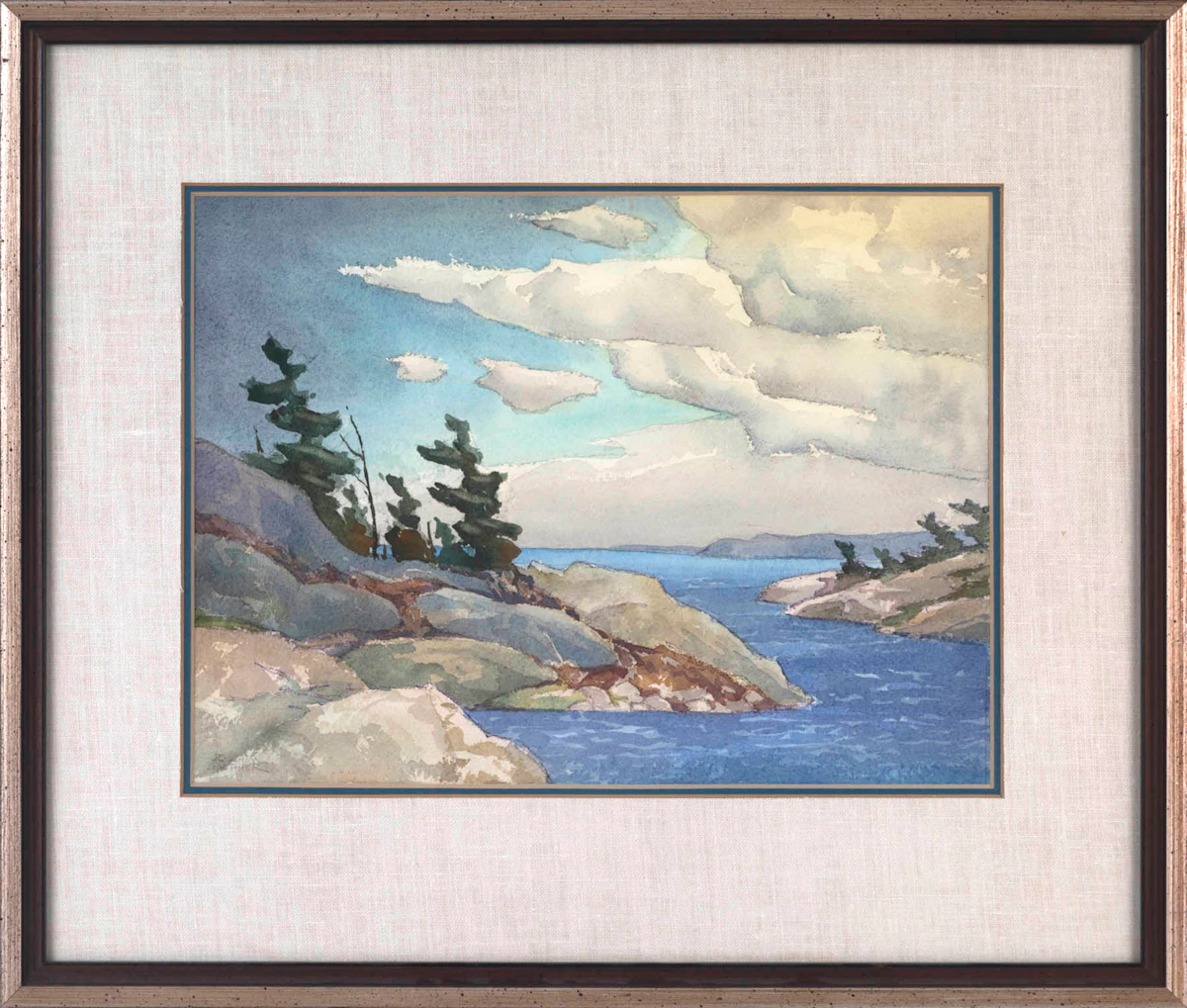 Joachim George Gauthier, Georgian Bay Shore, watercolour