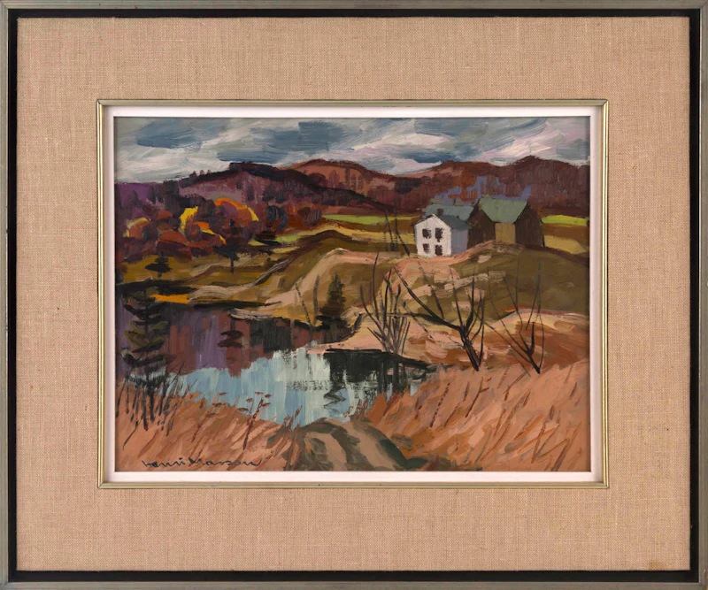 La Lievre River, November by Henri Leopold Masson