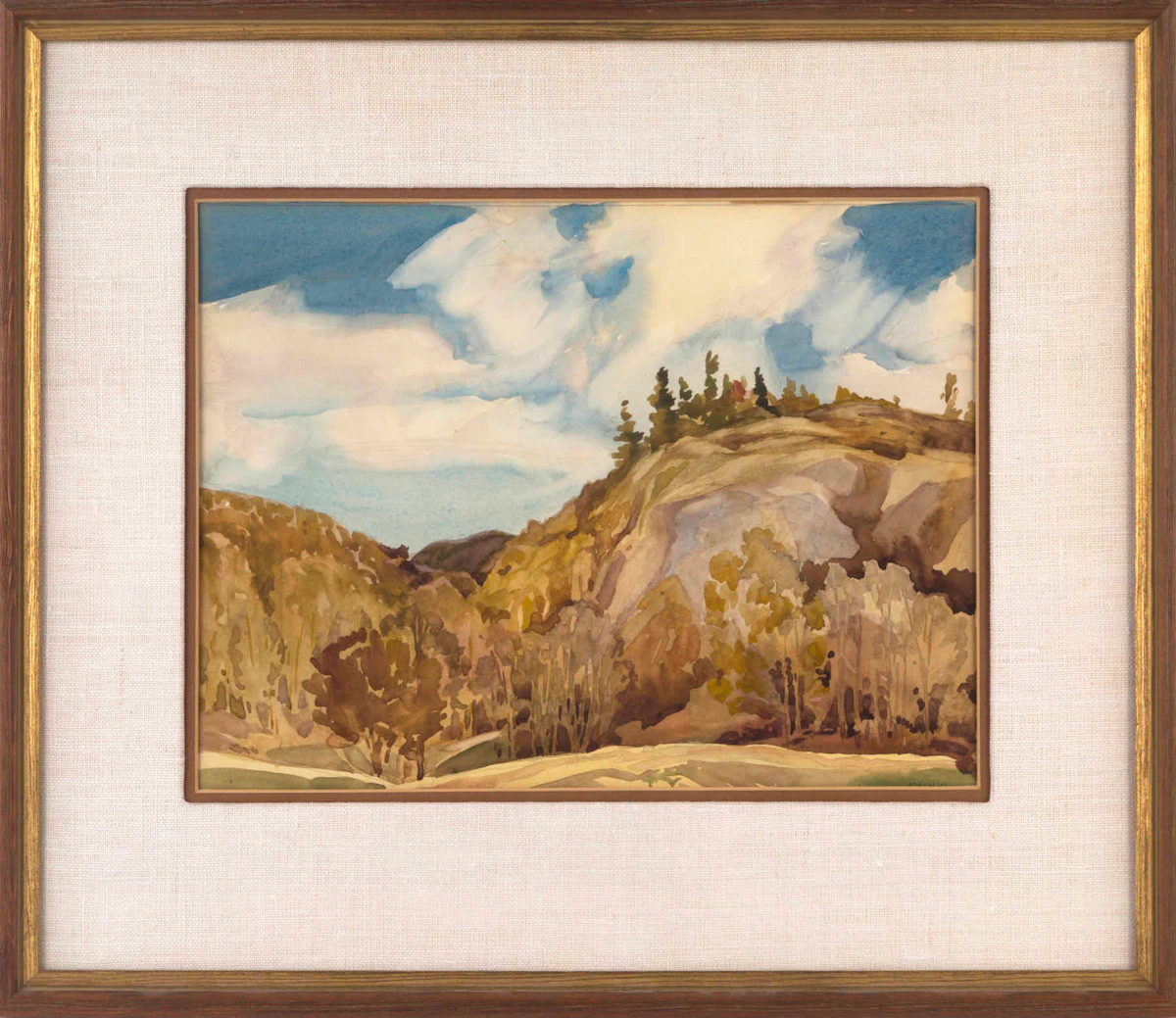Joachim George Gauthier, Bancroft Hills, watercolour, 1953