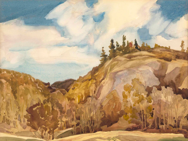 Joachim George Gauthier, Bancroft Hills, watercolour, 1953 - view 2