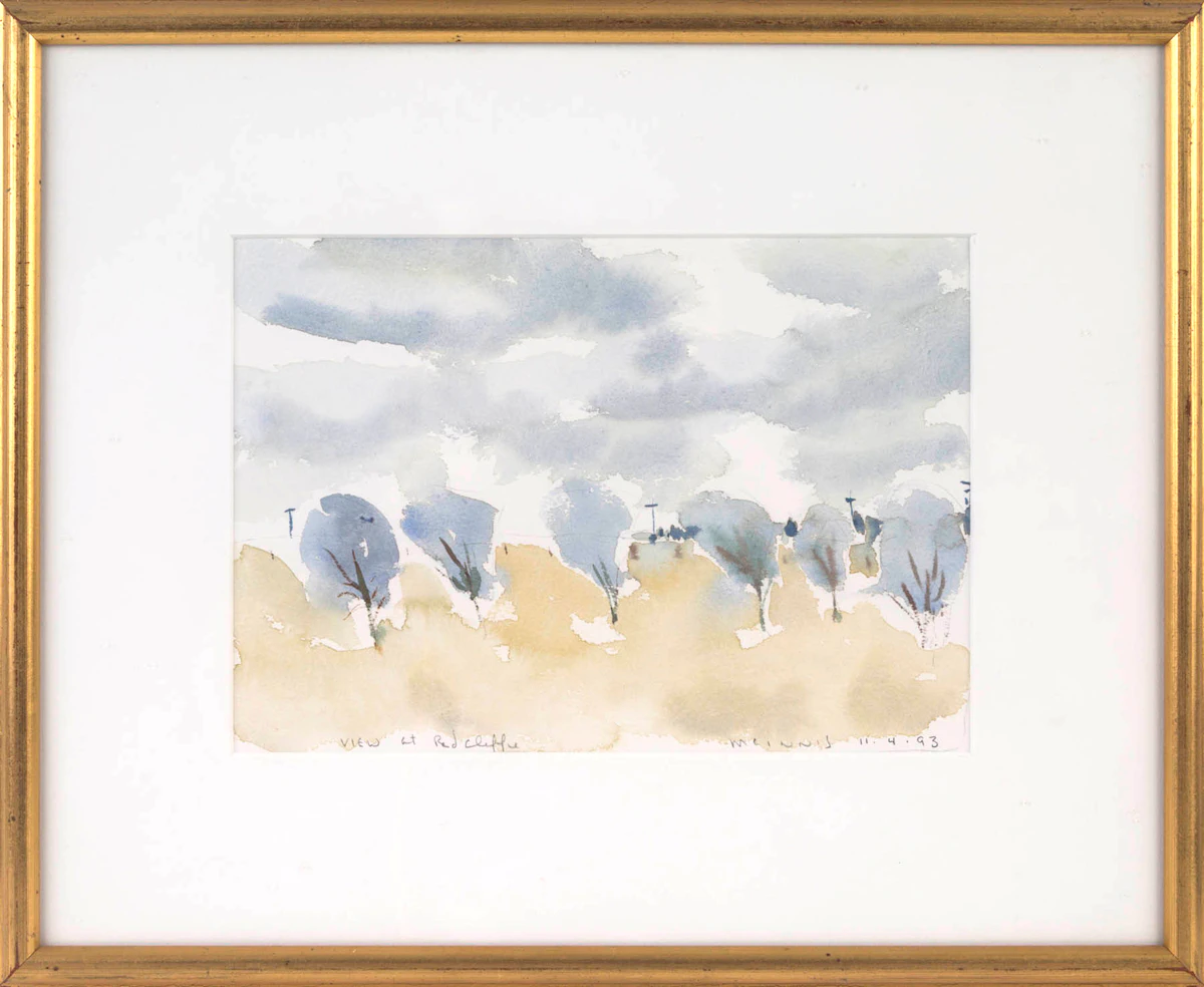 Robert Francis Michael McInnis, View at Redcliffe, watercolour, 1993