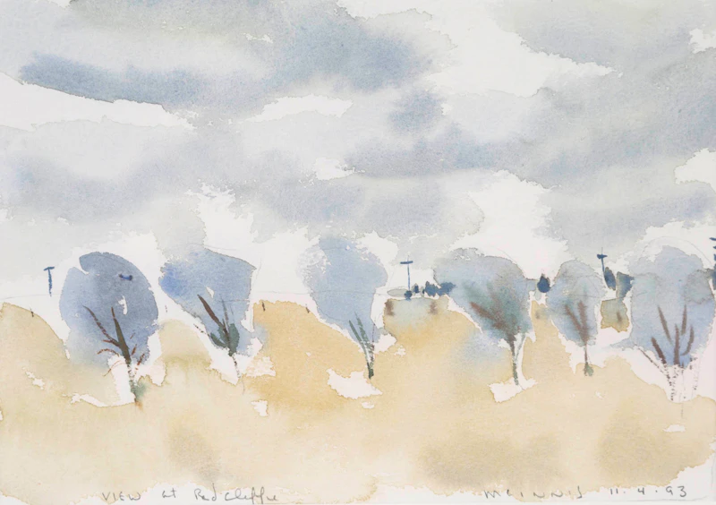 Robert Francis Michael McInnis, View at Redcliffe, watercolour, 1993 - view 2