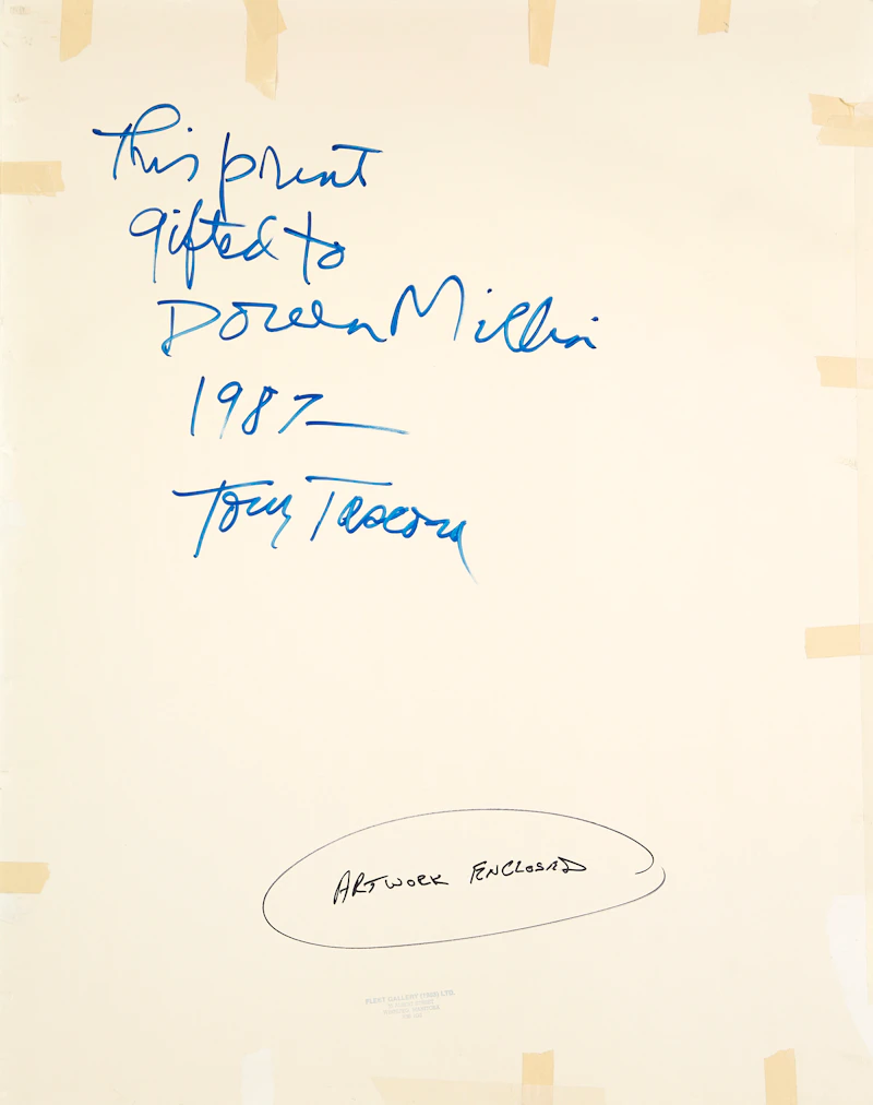 David Thauberger, Chocolate House, colour silkscreen, 1986 - view 3