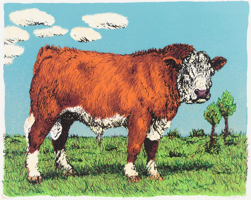 Joe Fafard, Sonny, colour serigraph, 1979 - view 2