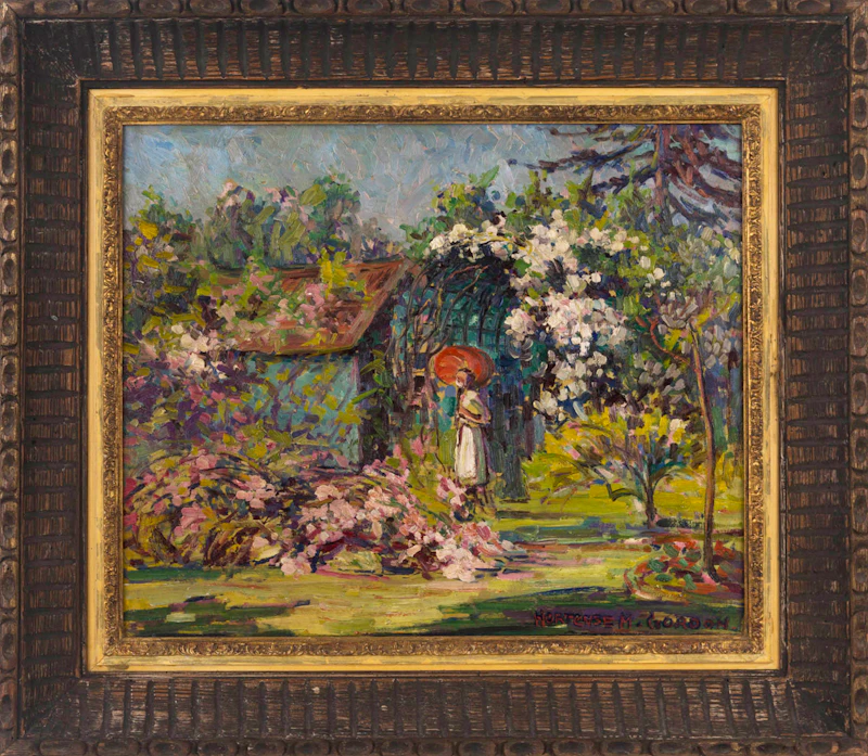 In The Garden by Hortense Mattice Gordon