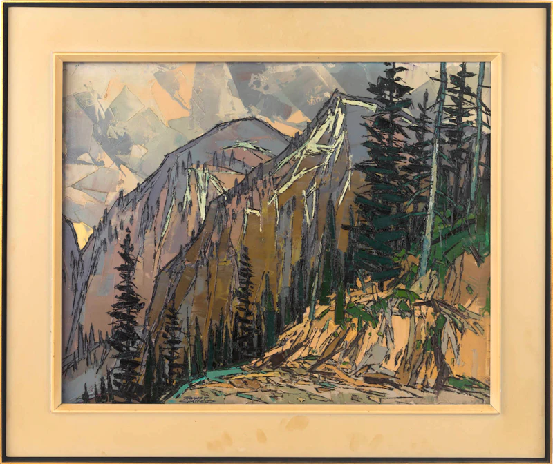Mountain Landscape by Thomas Frederick Haig Chatfield