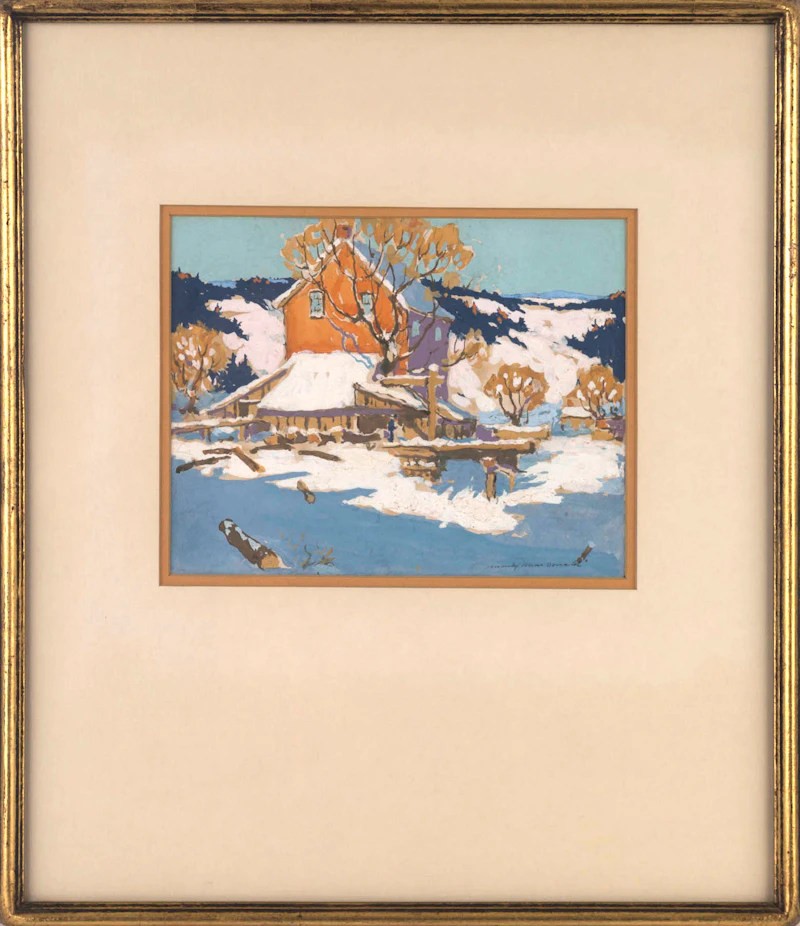 Lumber Mill by Manly Edward MacDonald
