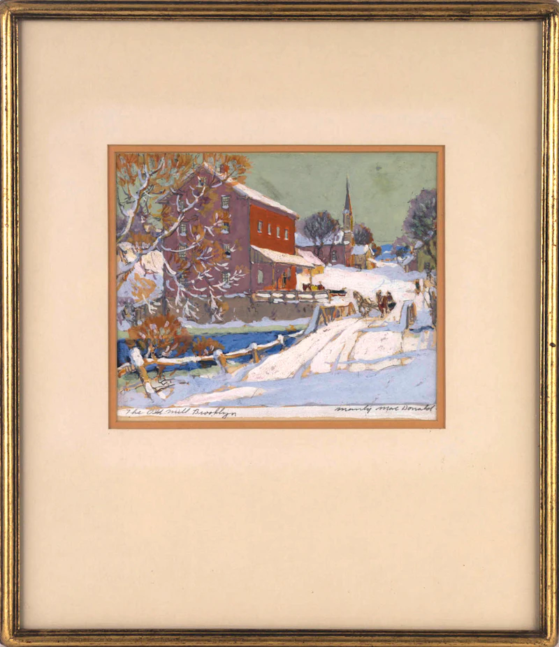 The Old Mill, Brooklyn by Manly Edward MacDonald