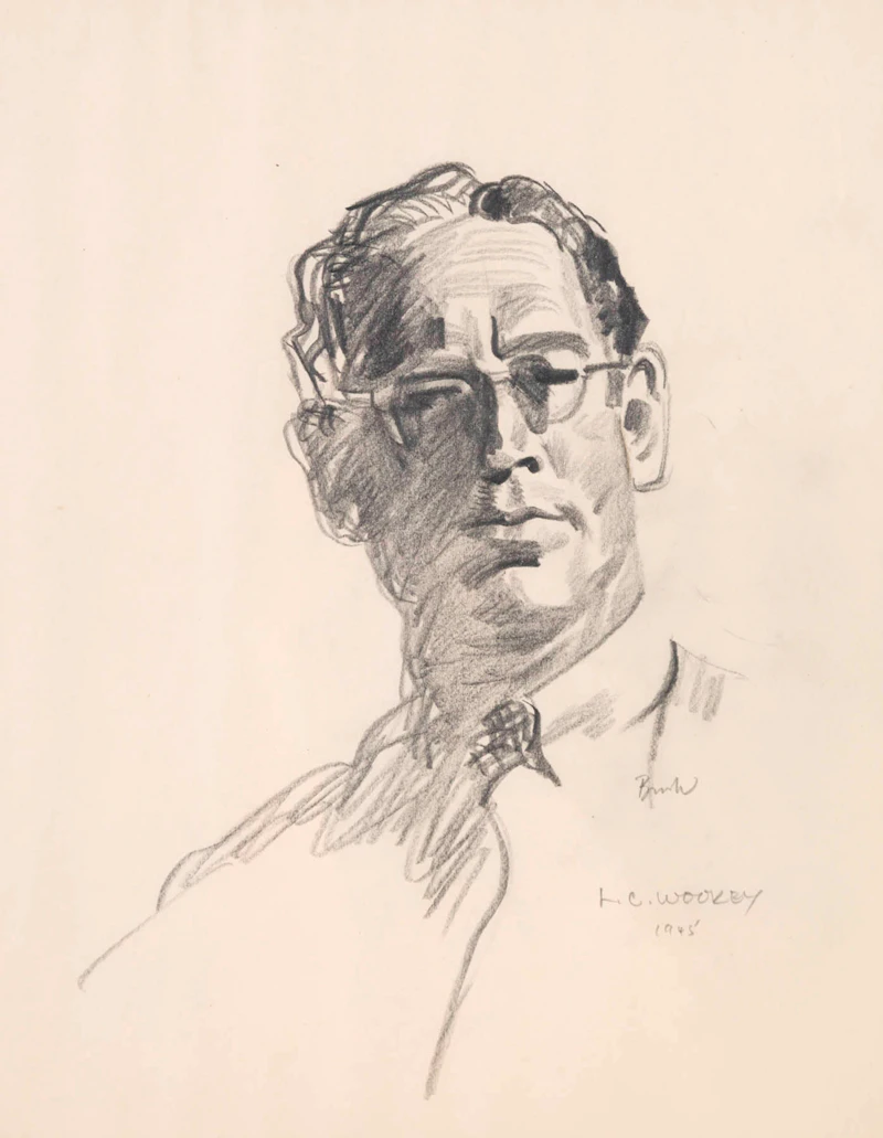 Jack Hamilton Bush, L.C. Wookey, Haliburton; L.C. Wookey, pair of graphite drawings - view 2