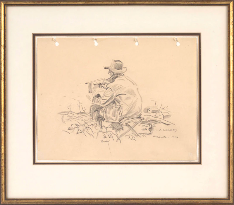 Jack Hamilton Bush, L.C. Wookey, Haliburton; L.C. Wookey, pair of graphite drawings - view 3