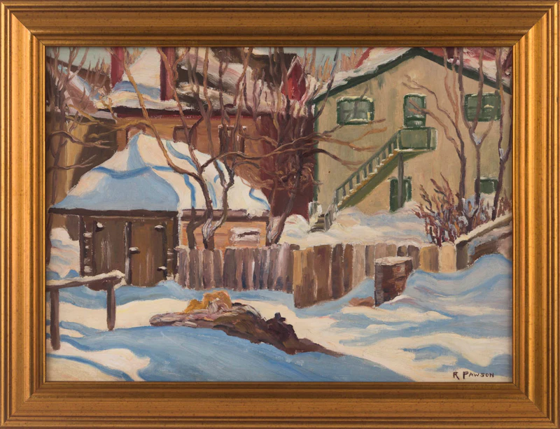 After the Storm (Back Lane, 2300 Block Lorne Street) by Ruth Pawson