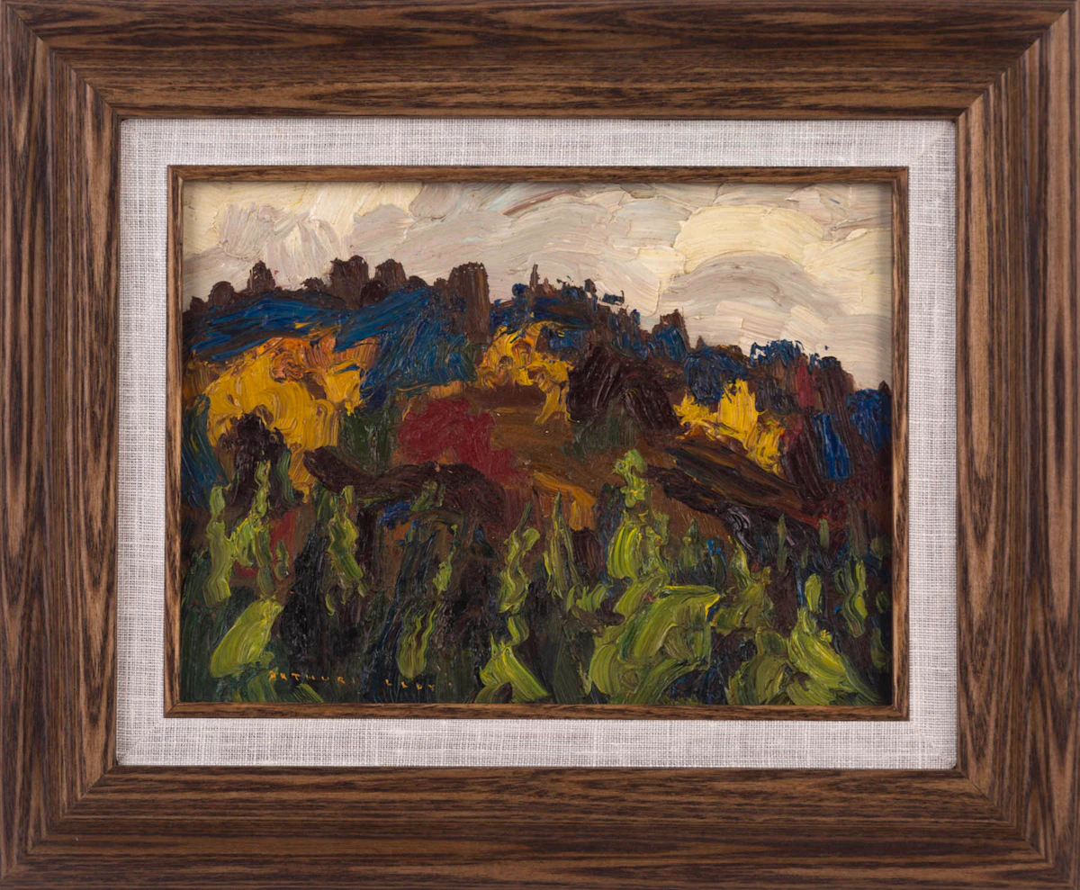Arthur Lloy, Hillside Study, oil on board, 1965