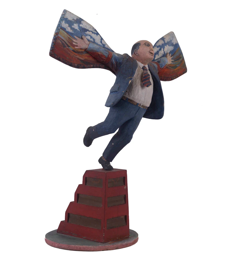 John Hooper, Untitled, wooden maquette, 1987 - view 2