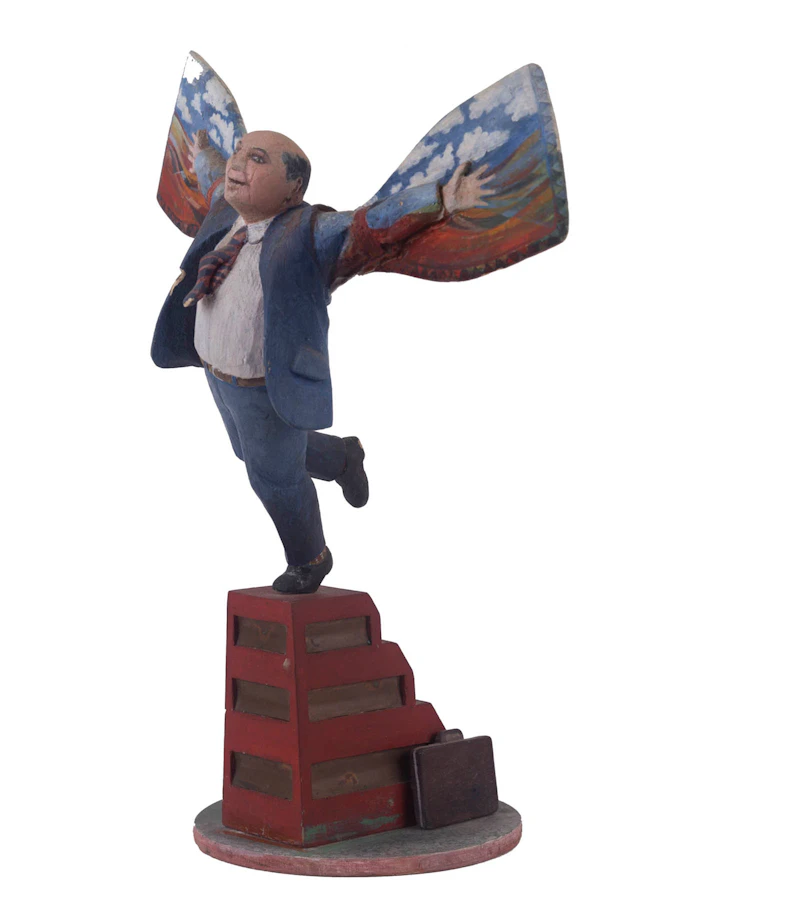 John Hooper, Untitled, wooden maquette, 1987 - view 3
