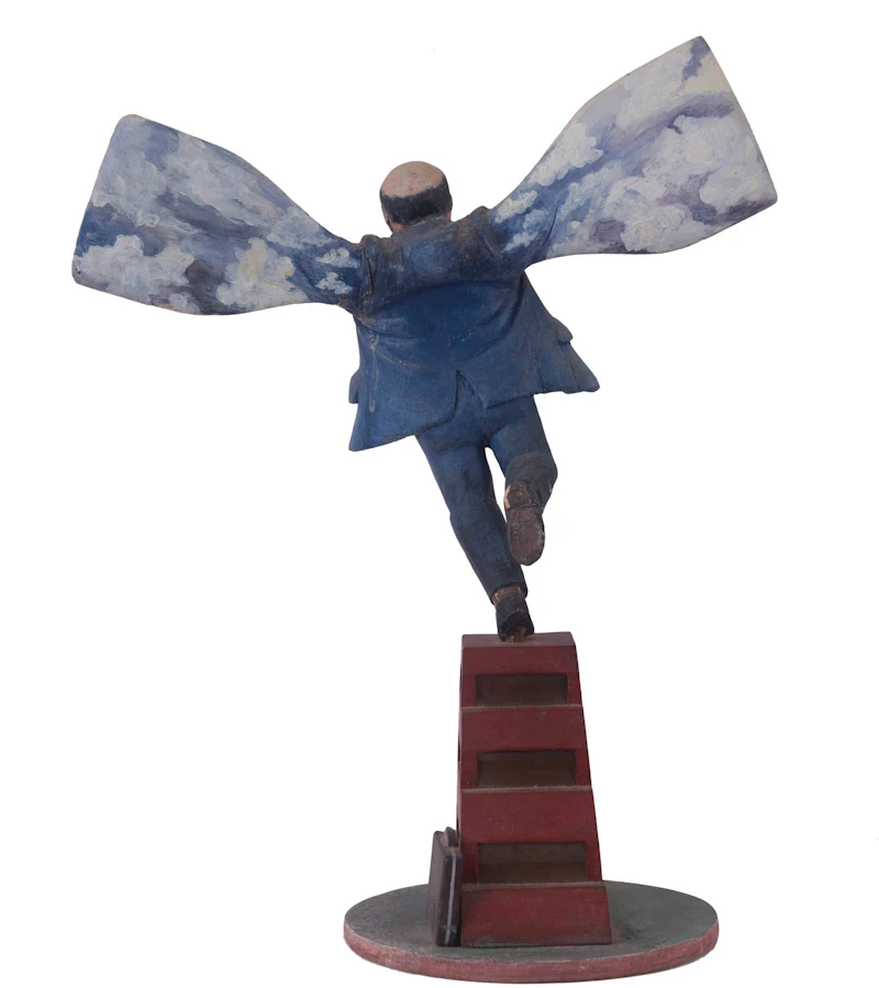 John Hooper, Untitled, wooden maquette, 1987 - view 4