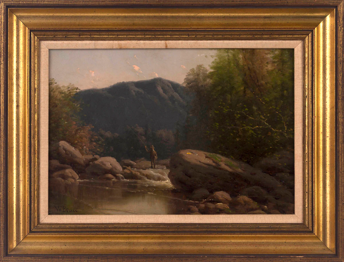 William Bruce, The Fisherman, oil on canvas