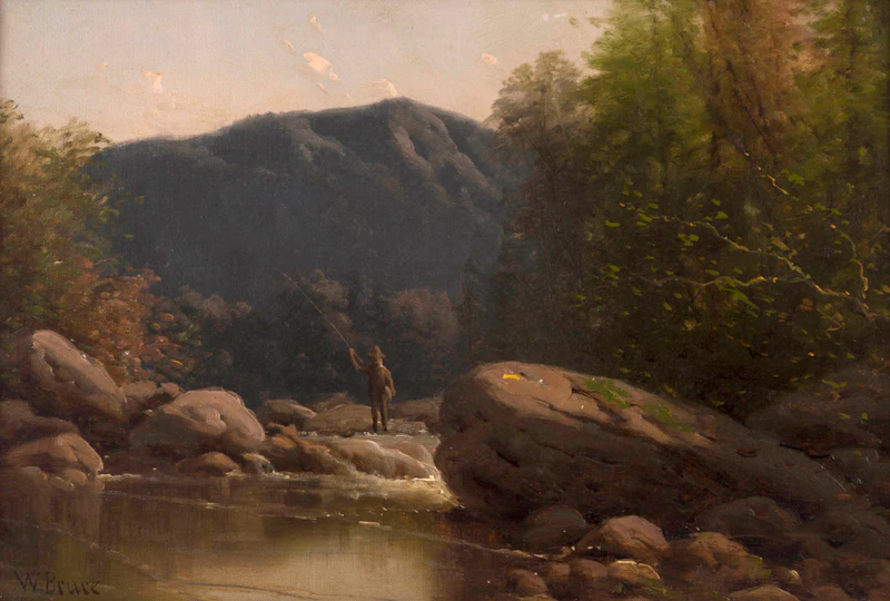 William Bruce, The Fisherman, oil on canvas - view 2