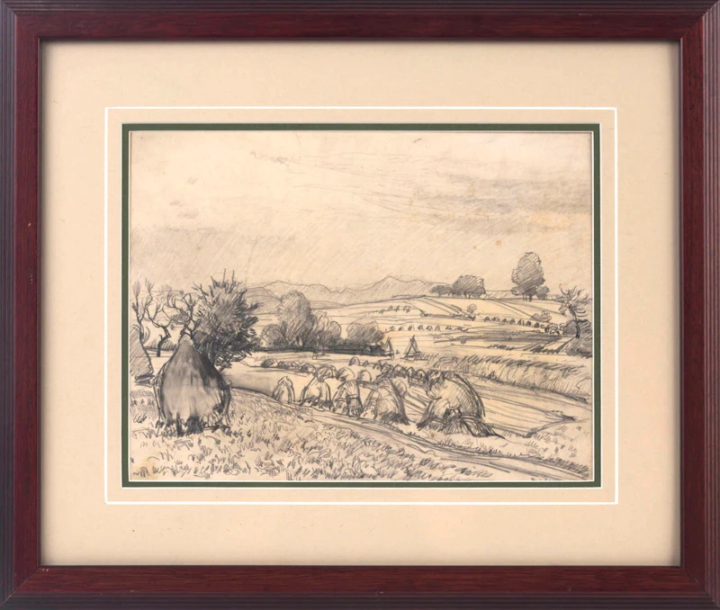 Farm Landscape by Paul Archibald Caron