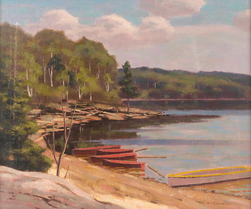 George Thomson, Hawk Lake, oil on canvas - view 2