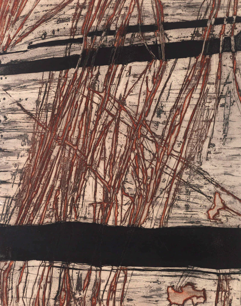 Edward John Bartram, Glacial Intrusions, etching - view 2