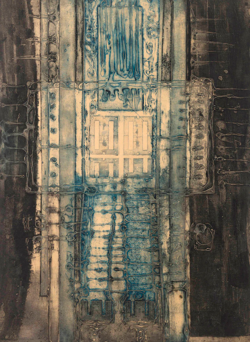 Edward John Bartram, Abstraction, etching - view 2
