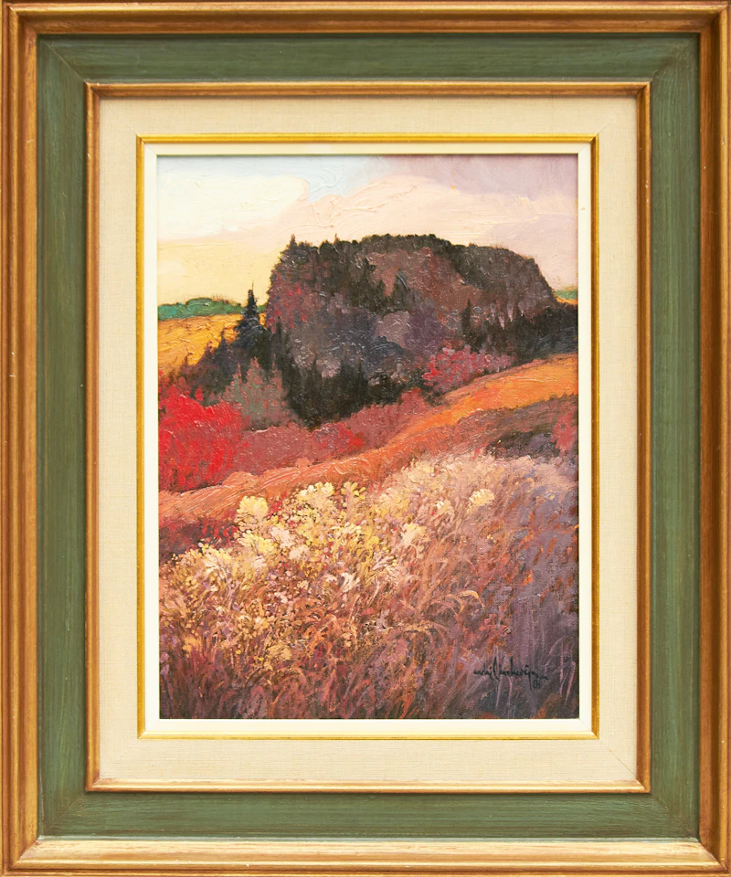 Andre  L’Archeveque, Avant les neiges, oil on canvas - view 2