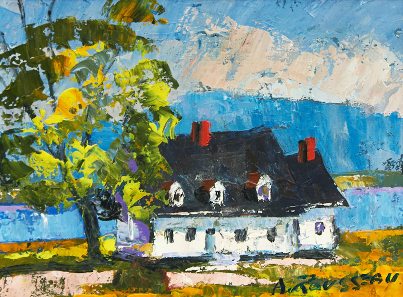 Albert Rousseau, Ferme à St-Valier