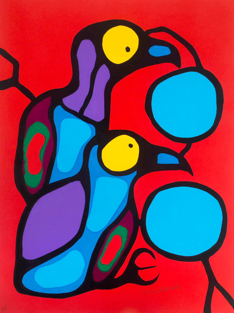 Norval Morrisseau, The Art of Norval Morrisseau: Collection of 5 Prints in Original Portfolio, 5 colour serigraphs, 1979 - view 3