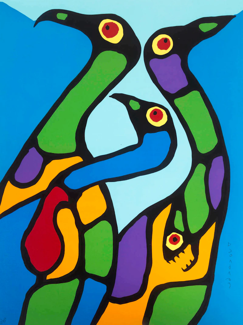 Norval Morrisseau, The Art of Norval Morrisseau: Collection of 5 Prints in Original Portfolio, 5 colour serigraphs, 1979 - view 4
