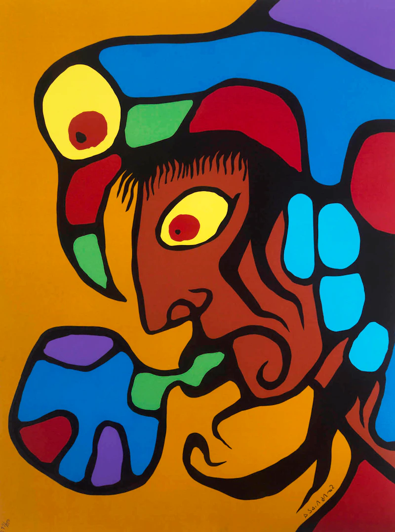 Norval Morrisseau, The Art of Norval Morrisseau: Collection of 5 Prints in Original Portfolio, 5 colour serigraphs, 1979 - view 5