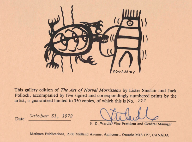 Norval Morrisseau, The Art of Norval Morrisseau: Collection of 5 Prints in Original Portfolio, 5 colour serigraphs, 1979 - view 7