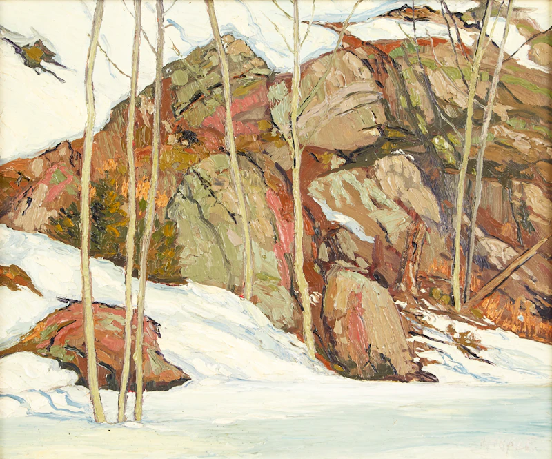 Lawrence Nickle, Swamp Near Gravenhurst, oil on board, 1974 - view 2
