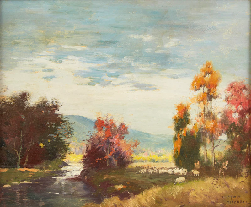 Hutton Mitchell, Near Knowlton, Quebec, oil on board - view 2