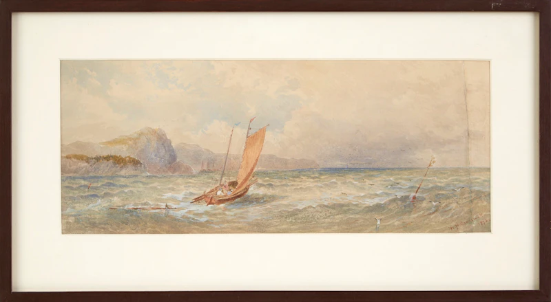 Sailing Boats on Lake Superior by William Nicoll Cresswell