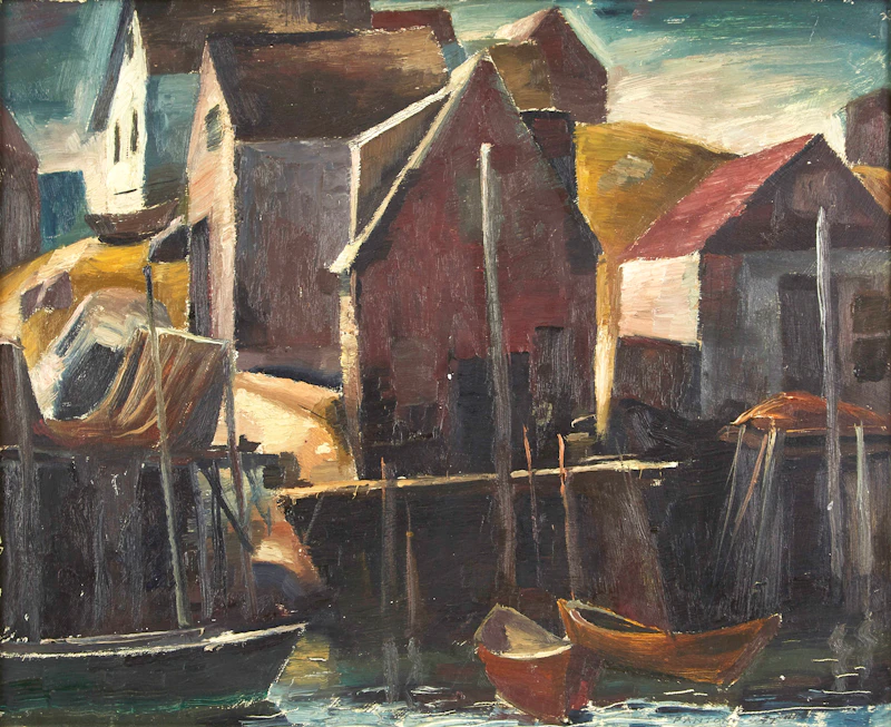 Lawrence Arthur Colley Panton, Morning, Indian Harbour, oil on board, circa 1947 - view 2
