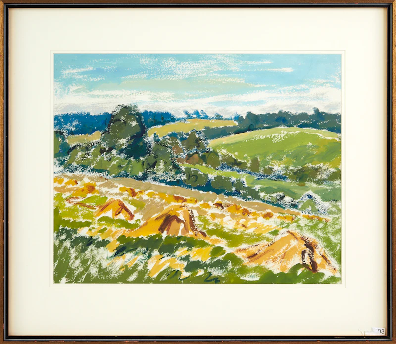 North Yarmouth Harvest Scene by Clark Holmes McDougall
