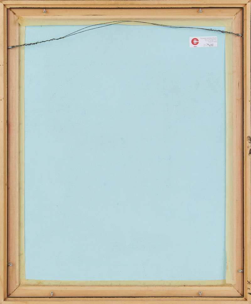 Herzl Kashetsky, The Letter, oil on board, 1977 - view 3