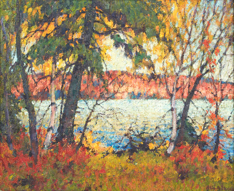 Alice Amelia Innes, Autumn Splendor, oil on canvas - view 2