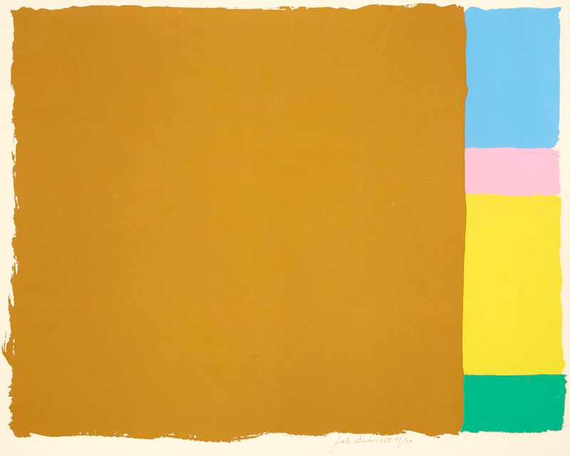 Jack Hamilton Bush, Friday Morning, colour silkscreen, 1968 - view 2