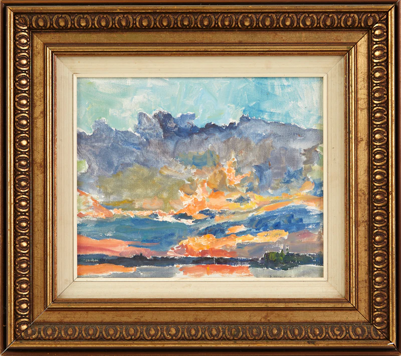 Sunset Landscape by Dorothy Elsie Knowles