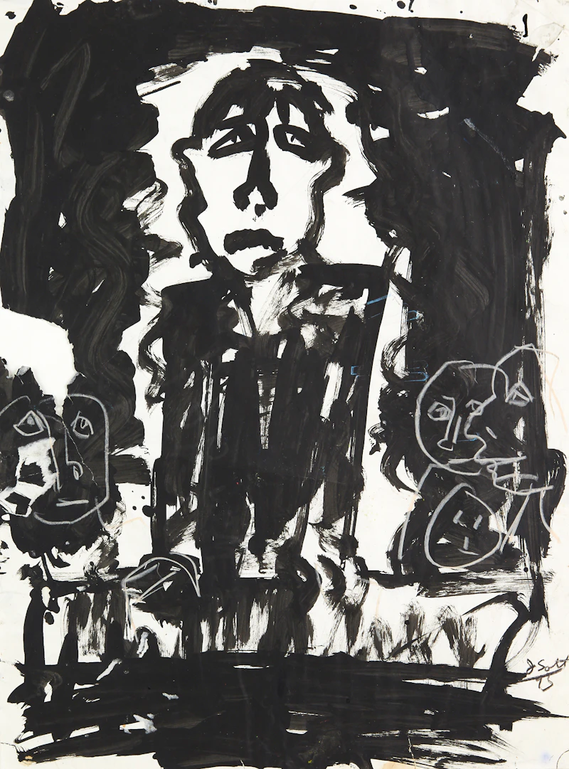 John Scott, Figure in Suit, mixed media, 1995 - view 2