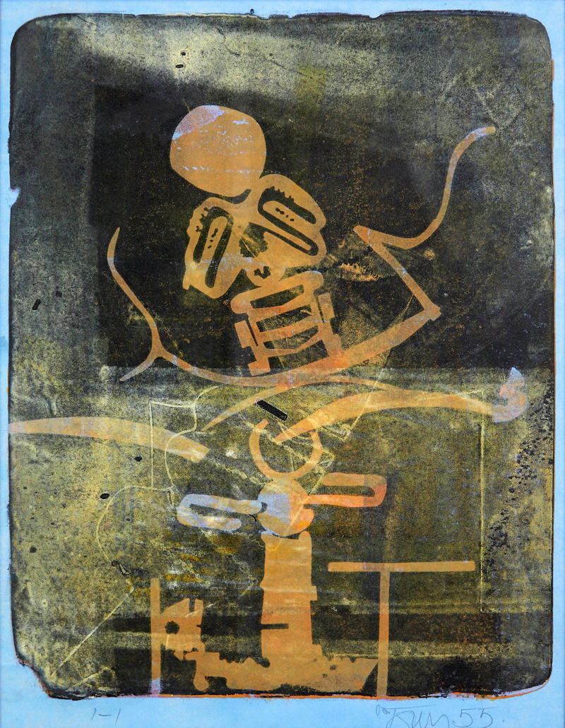 Harold Barling Town, Night Kite, Dust Light, single autographic print - view 2