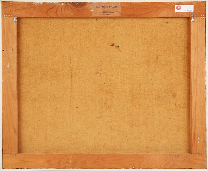 Robert Wolfe, Sans titre, 1960, oil on canvas - view 3