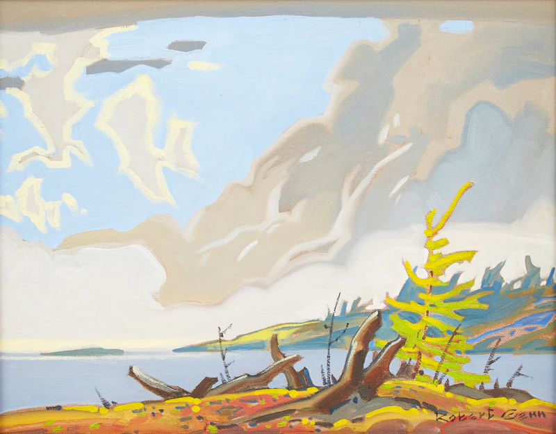 Robert Genn, Sun and Cloud, oil on canvas - view 2