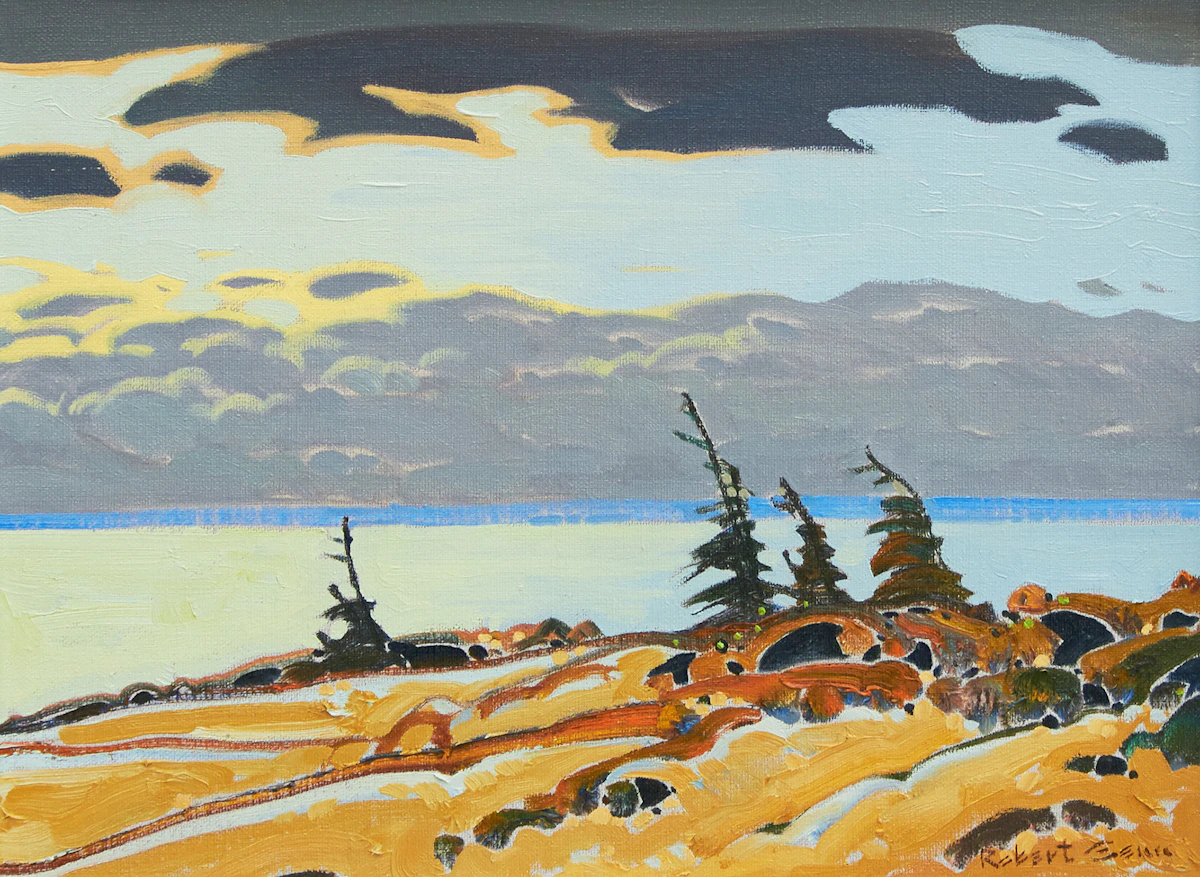 Robert Genn, Brooks Offskip, oil on canvas