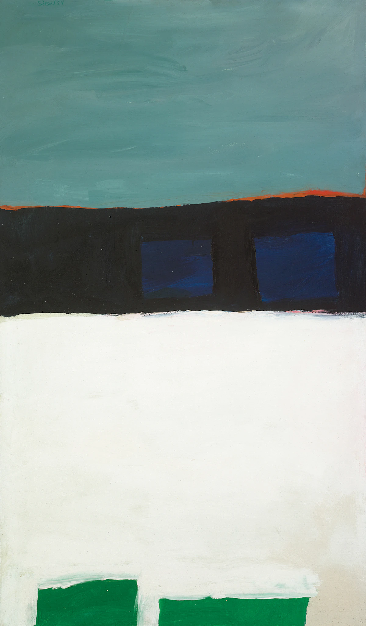 Michael James Aleck Snow, Off Minor, oil on canvas, 1958